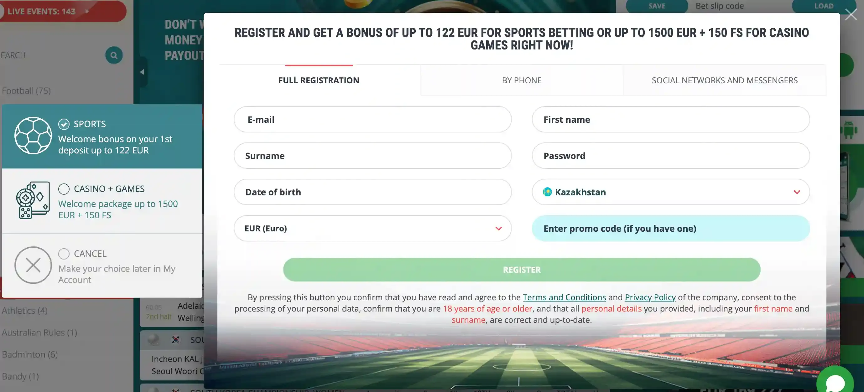 22Bet join screenshot.webp