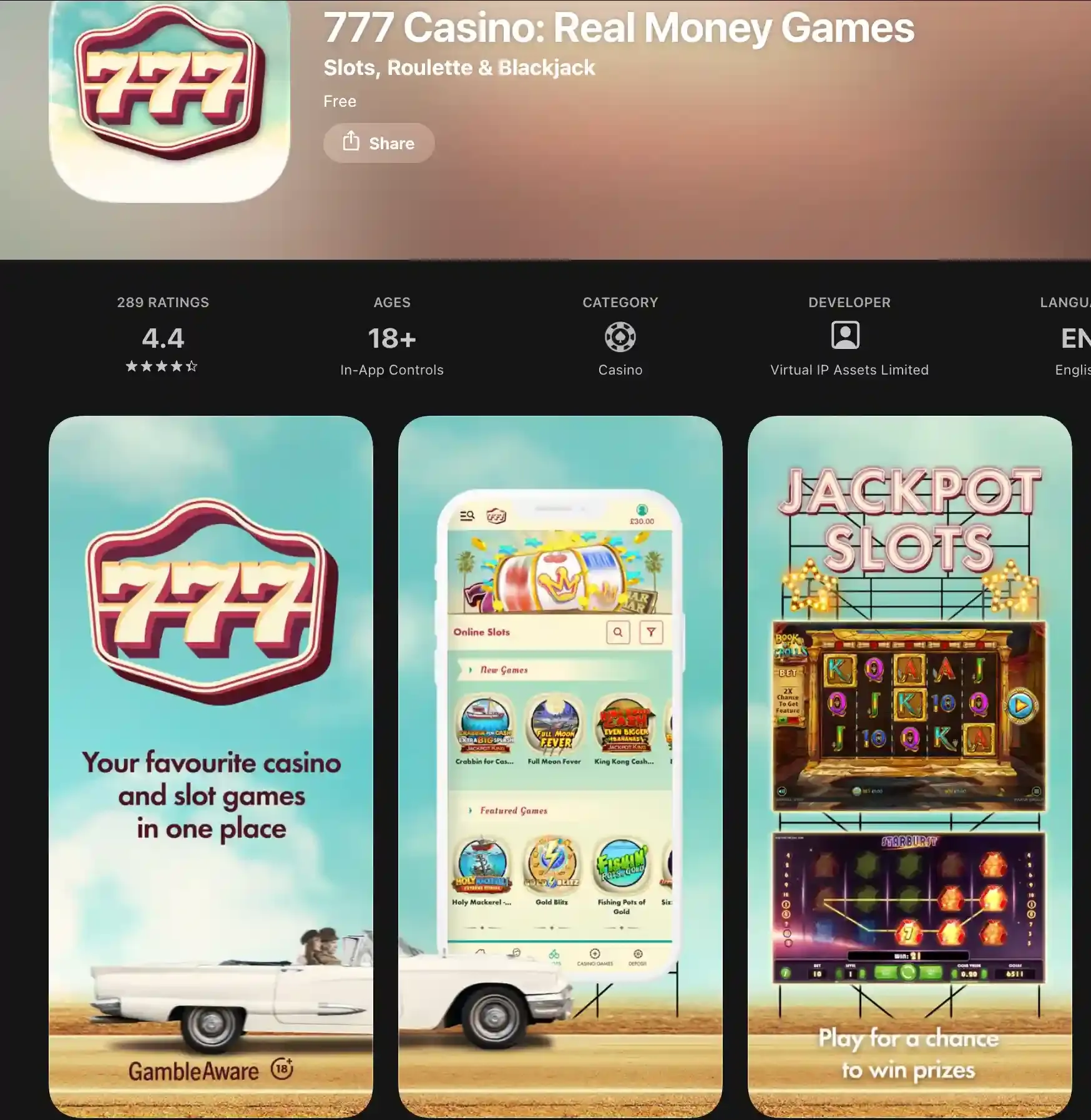 777Casino app store screenshot.webp