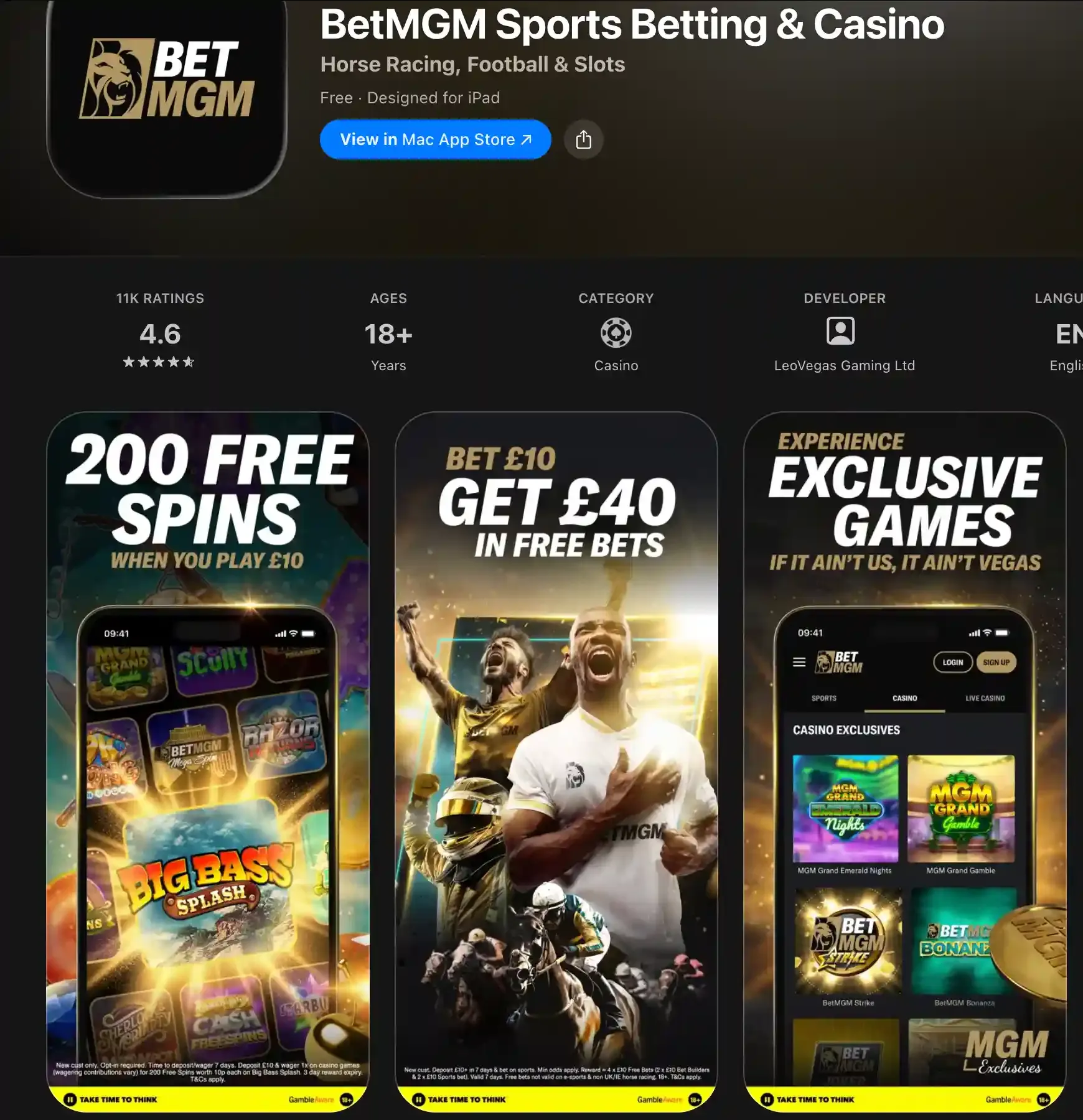 BetMGM app screenshot.webp