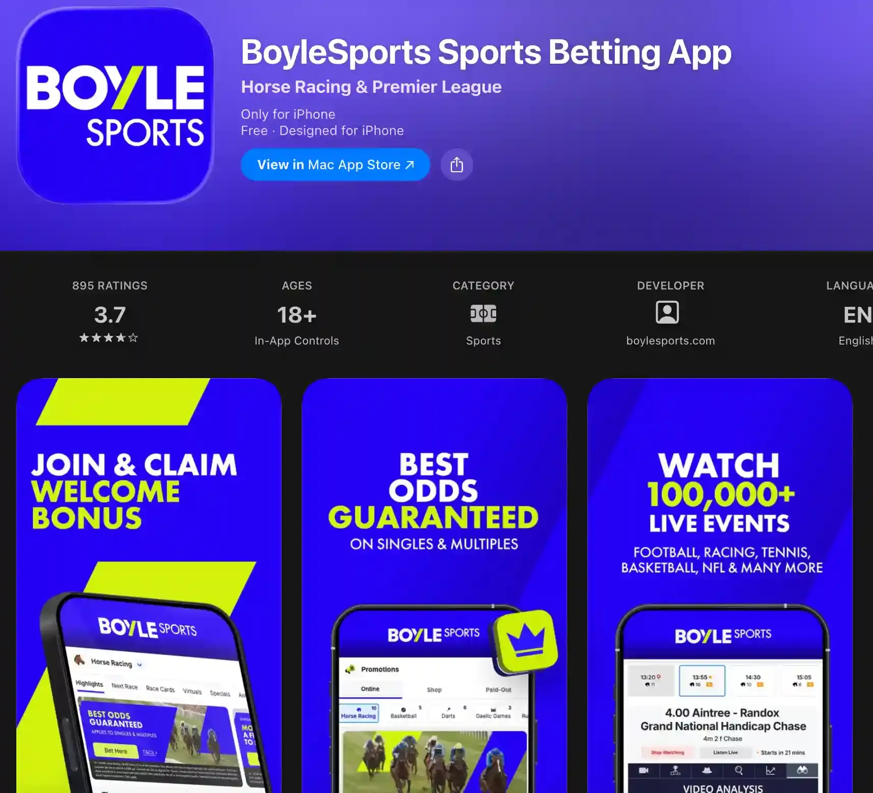 Boylesports app screenshot.webp