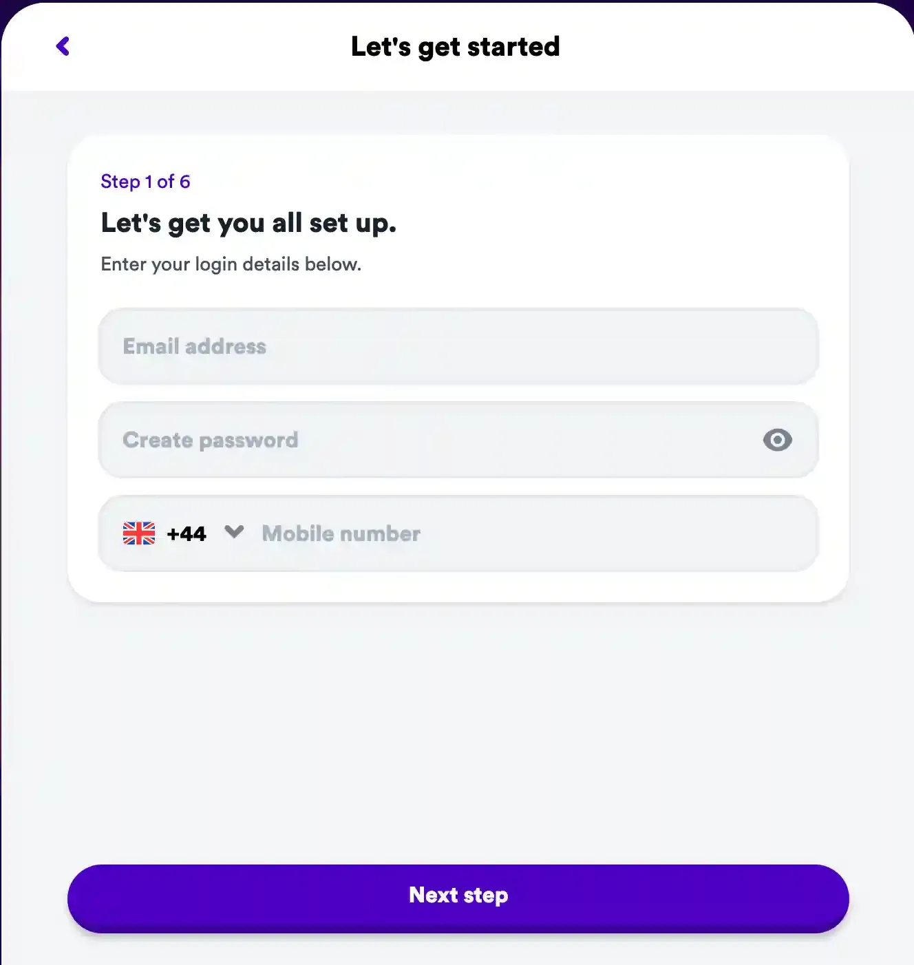 Casumo join screenshot.webp