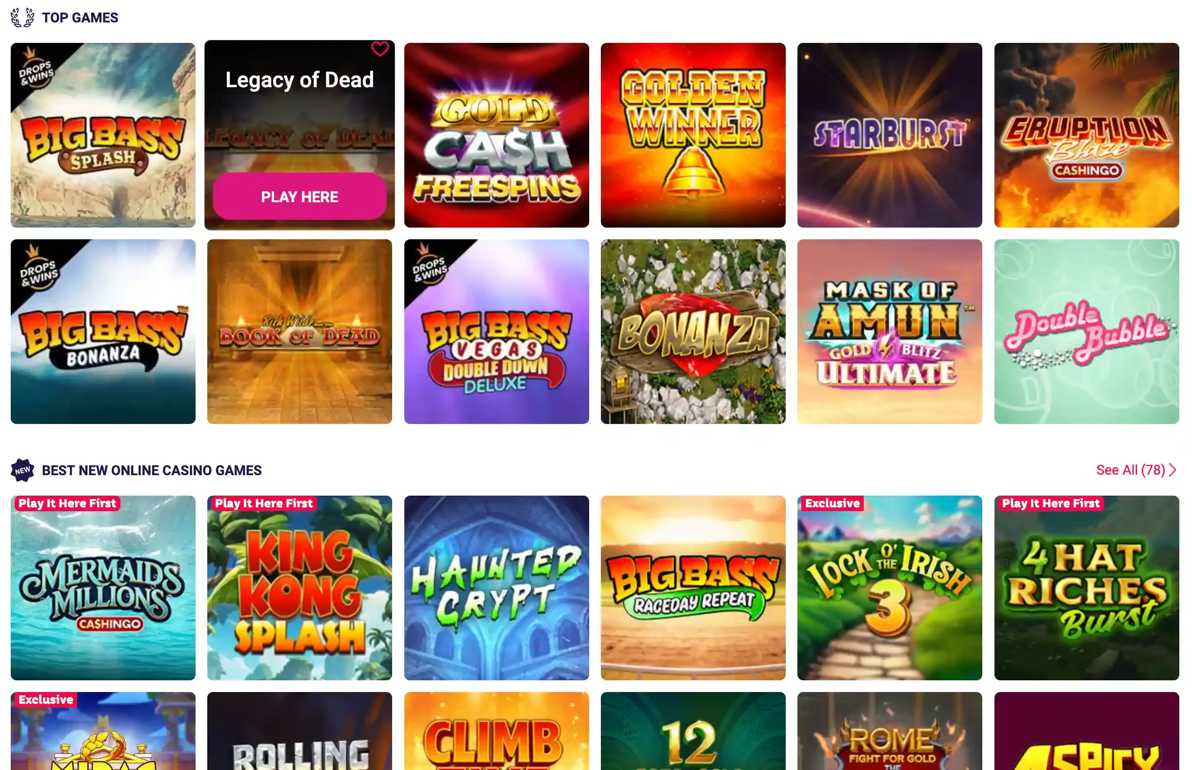 Party Casino games screenshot.webp
