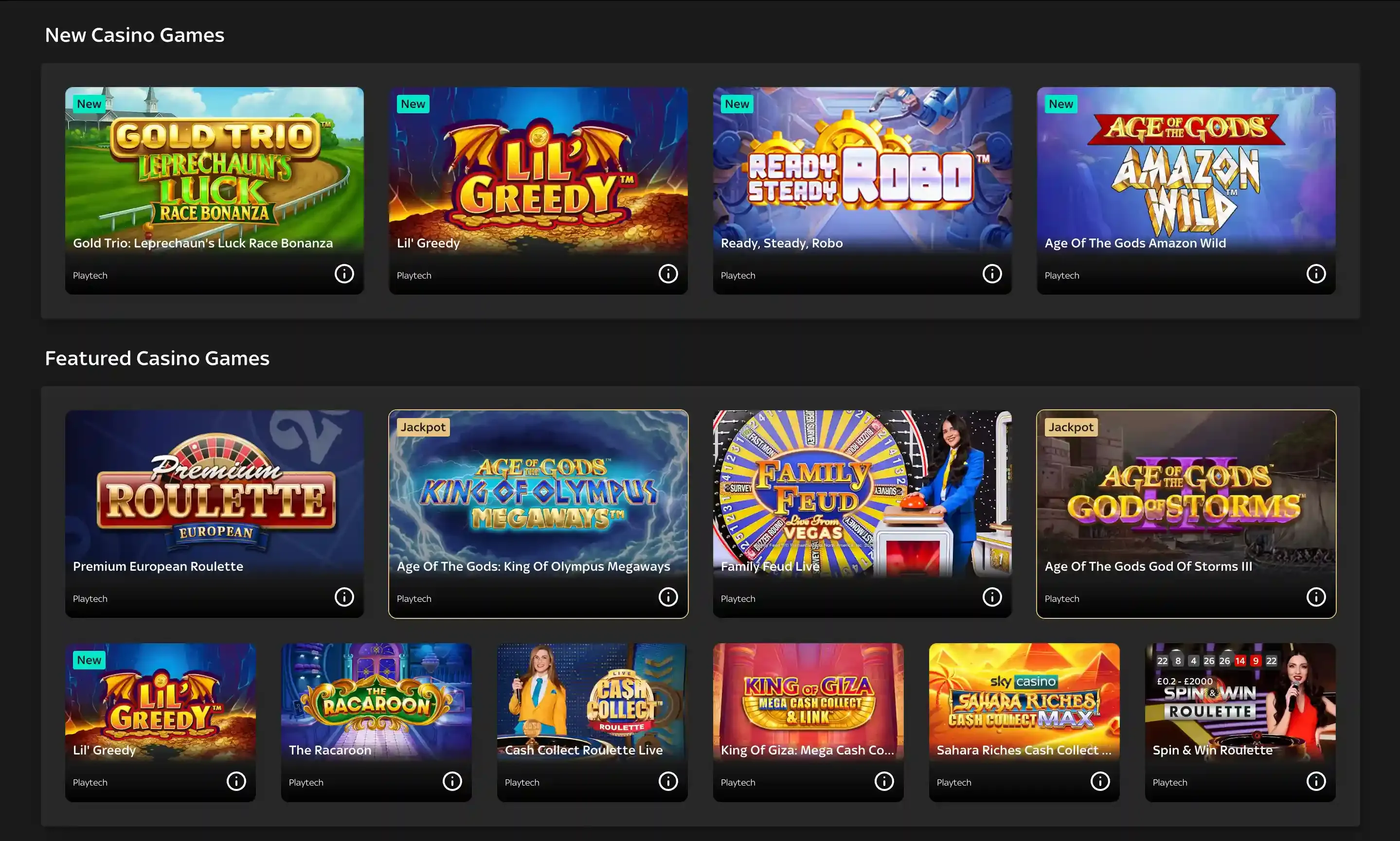 Sky Casinos games screenshot.webp