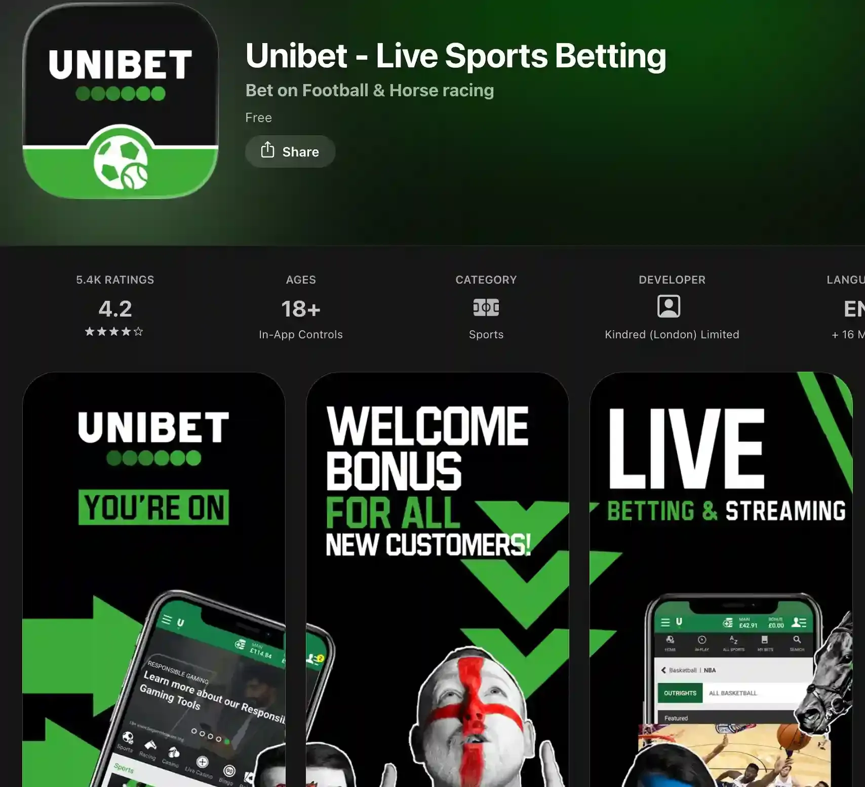 Unibet app screenshot.webp